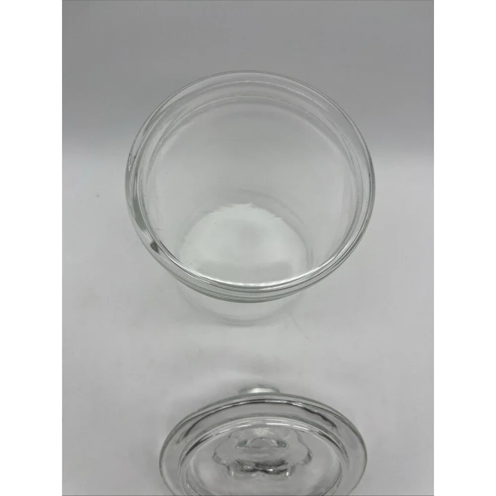 Vintage Glass Apothecary Jar w/ Lid, Storage Container